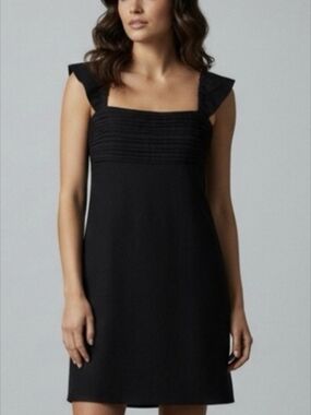 Abercrombie & Fitch Black Emerson Cap Sleeve Mini Dress